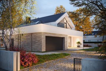  Projekt domu BrickHouse 794 G2 w2 (KRZ1123) - projekt domu parterowego z poddaszem - Zdjęcie 12