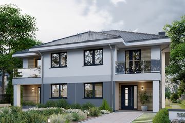  Projekt domu APS 350 dwulokalowy (LUA1653) - projekt domu z pełnym piętrem - Zdjęcie 3