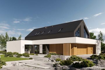  Projekt domu HomeKoncept 124 (KRX1278) - projekt domu parterowego z poddaszem - Zdjęcie 10