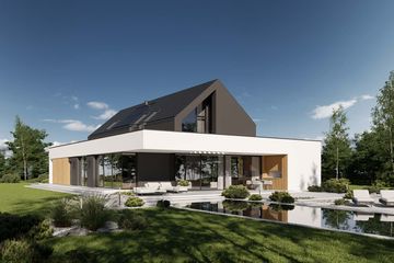  Projekt domu HomeKoncept 124 (KRX1278) - projekt domu parterowego z poddaszem - Zdjęcie 13