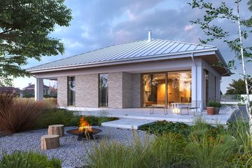  Projekt domu Wyborny 2 (WAW1184) - projekt domu parterowego - Zdjęcie 3