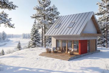  Projekt domu Red (GDE1072) - projekt domu parterowego z poddaszem - Zdjęcie 4