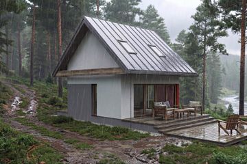  Projekt domu Red (GDE1072) - projekt domu parterowego z poddaszem - Zdjęcie 5