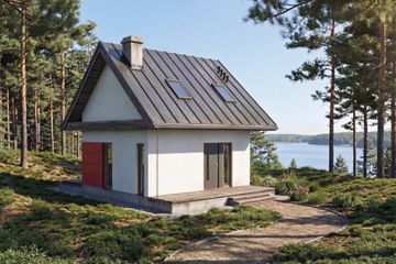  Projekt domu Red (GDE1072) - projekt domu parterowego z poddaszem - Zdjęcie 6