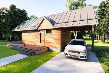  Projekt domu Płotka (GDE1073) - projekt domu parterowego - Zdjęcie 4