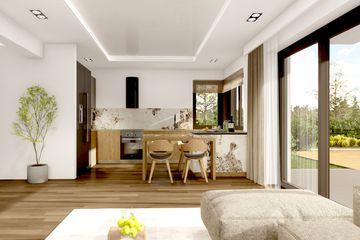  Projekt domu APS 307 wariant 3 (LUA1654) - projekt domu z pełnym piętrem - Zdjęcie 4