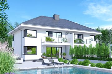  Projekt domu APS 307 wariant 2 (LUA1656) - projekt domu z pełnym piętrem - Zdjęcie 5