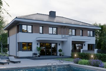  Projekt domu APS 307 (LUA1655) - projekt domu z pełnym piętrem - Zdjęcie 4