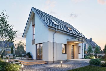  Projekt domu Domena 208 C2 (WRW1398) - projekt domu parterowego z poddaszem - Zdjęcie 5