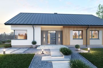  Projekt domu Domena 162 C1 (WRW1400) - projekt domu parterowego - Zdjęcie 4