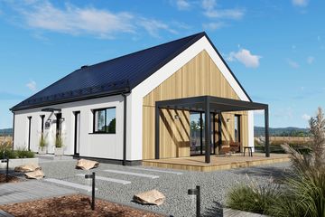  Projekt domu Tani w budowie modern (LUZ1003) - projekt domu parterowego - Zdjęcie 4