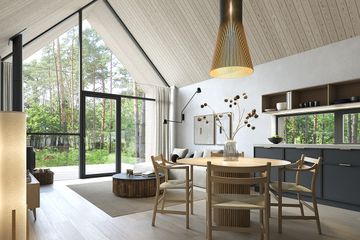  Projekt domu Nordic Duo (WAW1182) - projekt domu parterowego - Zdjęcie 5