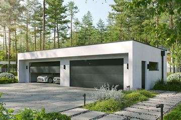  Projekt budynku gospodarczego BK-47 (WWC1055) - projekt budynku parterowego - Zdjęcie 1