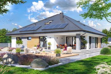  Projekt domu Fabian 4 (WOE1204) - projekt domu parterowego - Zdjęcie 3