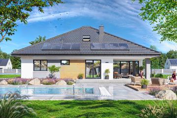  Projekt domu Fabian 4 (WOE1204) - projekt domu parterowego - Zdjęcie 4