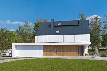  Projekt domu Malutki 12 (BSA2394) - projekt domu parterowego z poddaszem - Zdjęcie 3