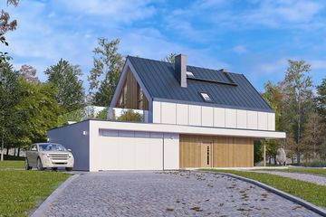  Projekt domu Malutki 12 (BSA2394) - projekt domu parterowego z poddaszem - Zdjęcie 5