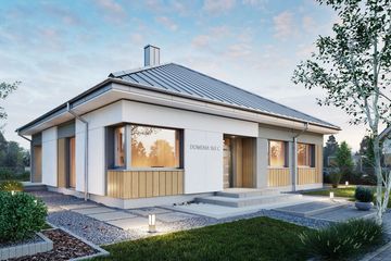  Projekt domu Domena 163 C (WRW1426) - projekt domu parterowego - Zdjęcie 1