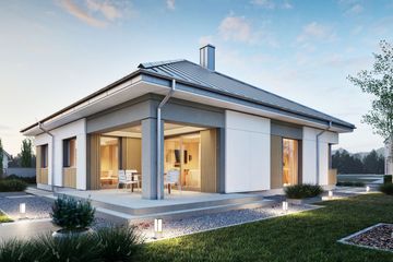  Projekt domu Domena 163 C (WRW1426) - projekt domu parterowego - Zdjęcie 4