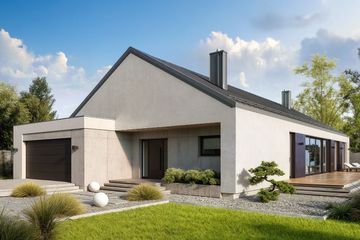  Projekt domu Asti (BSE1268) - projekt domu parterowego - Zdjęcie 1