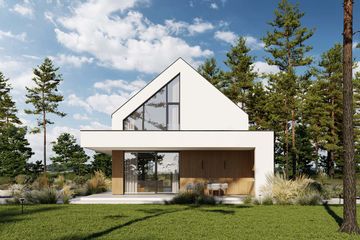  Projekt domu HomeKoncept 131 (KRX1279) - projekt domu parterowego z poddaszem - Zdjęcie 3