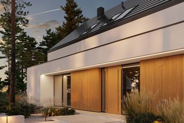  Projekt domu HomeKoncept 131 (KRX1279) - projekt domu parterowego z poddaszem - Zdjęcie 4