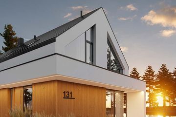  Projekt domu HomeKoncept 131 (KRX1279) - projekt domu parterowego z poddaszem - Zdjęcie 5