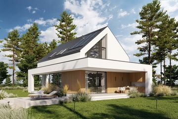  Projekt domu HomeKoncept 131 (KRX1279) - projekt domu parterowego z poddaszem - Zdjęcie 14