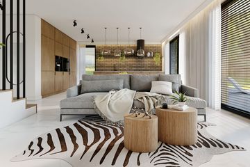  Projekt domu Helen 2 drewniana (BSE1269) - projekt domu parterowego z poddaszem - Zdjęcie 4