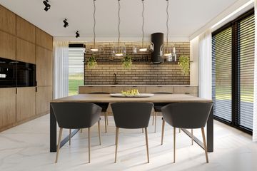  Projekt domu Helen 2 drewniana (BSE1269) - projekt domu parterowego z poddaszem - Zdjęcie 5