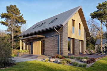  Projekt domu Helen 2 drewniana (BSE1269) - projekt domu parterowego z poddaszem - Zdjęcie 3