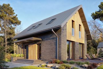  Projekt domu Helen 2 drewniana (BSE1269) - projekt domu parterowego z poddaszem - Zdjęcie 1