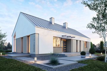  Projekt domu Domena 164 C (WRW1411) - projekt domu parterowego - Zdjęcie 2