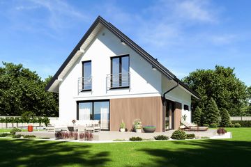  Projekt domu N43-G1 (KKG1037) - projekt domu parterowego z poddaszem - Zdjęcie 7