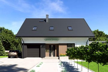  Projekt domu N43-G1 (KKG1037) - projekt domu parterowego z poddaszem - Zdjęcie 12