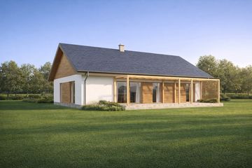  Projekt domu TK85a (WBE1013) - projekt domu parterowego - Zdjęcie 2