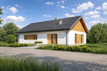  Projekt domu TK85a (WBE1013) - projekt domu parterowego - Zdjęcie 4