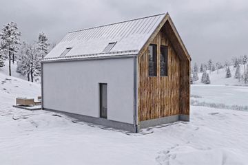  Projekt domu Beskidy 2 - murowany (GDE1075) - projekt domu parterowego z poddaszem - Zdjęcie 3