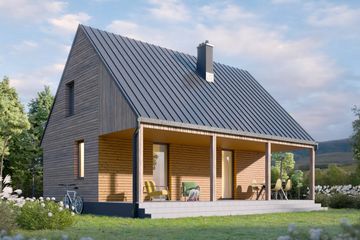  Projekt domu Chmiel 2 - murowany (GDE1076) - projekt domu parterowego z poddaszem - Zdjęcie 1