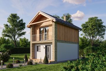  Projekt domu L-325 (SLU1059) - projekt domu z pełnym piętrem - Zdjęcie 5