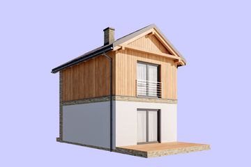  Projekt domu L-325 (SLU1059) - projekt domu z pełnym piętrem - Zdjęcie 4