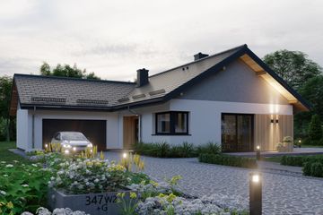  Projekt domu APS 347 wariant 2+G ECO (LUA1657) - projekt domu parterowego - Zdjęcie 5