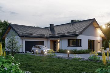  Projekt domu APS 347 wariant 2+G ECO (LUA1657) - projekt domu parterowego - Zdjęcie 4