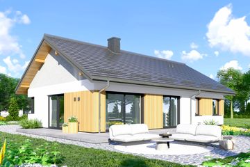  Projekt domu APS 347 wariant 2+G ECO (LUA1657) - projekt domu parterowego - Zdjęcie 9