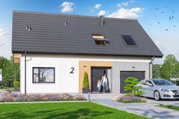  Projekt domu Oberon 2 (WOE1206) - projekt domu parterowego z poddaszem - Zdjęcie 5