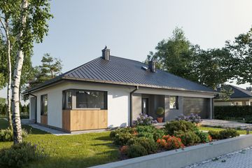  Projekt domu Kornelia Prima (1926) (KRD3062) - projekt domu parterowego - Zdjęcie 7