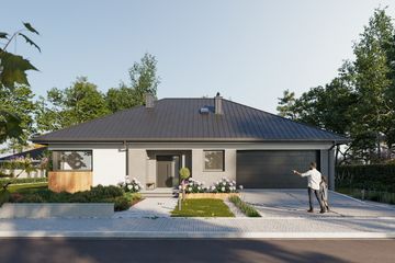  Projekt domu Kornelia Prima (1926) (KRD3062) - projekt domu parterowego - Zdjęcie 2