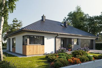  Projekt domu Kornelia Prima (1926) (KRD3062) - projekt domu parterowego - Zdjęcie 1