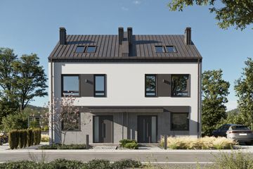  Projekt domu Liszka Duo (1924) (KRD3066) - projekt domu z pełnym piętrem - Zdjęcie 2