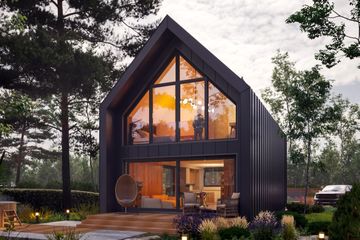  Projekt domu Ara 100 (1922) (KRD3064) - projekt domu parterowego z poddaszem - Zdjęcie 1